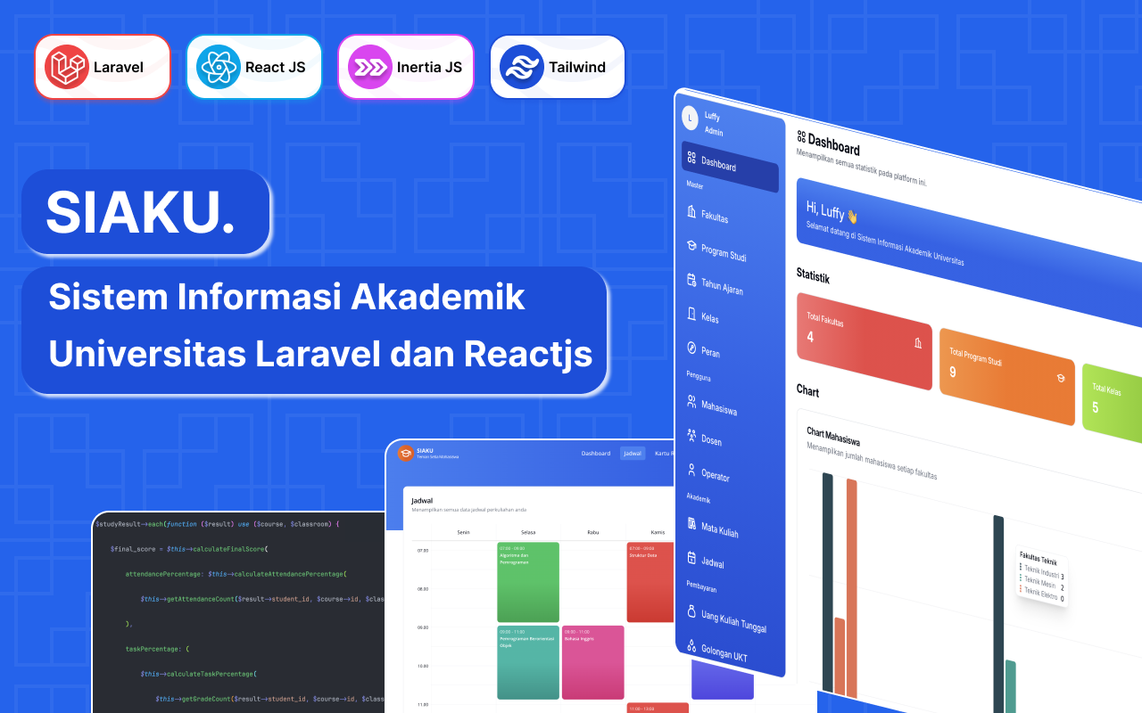 Kelas Sistem Informasi Akademik Universitas Laravel dan Reactjs di BuildWithAngga